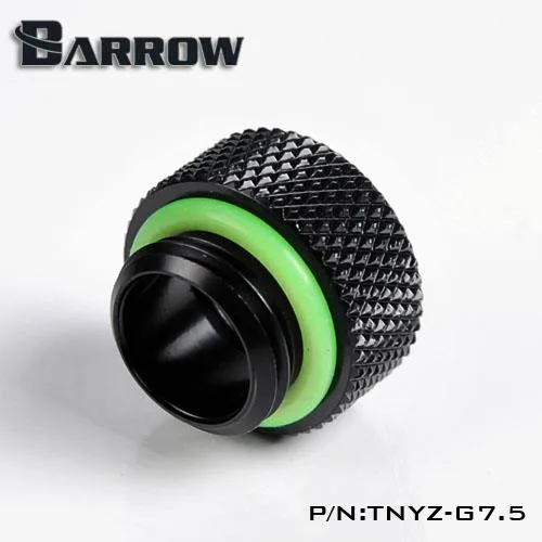 Barrow Mods Barrow Mods G1/4" 7.5mm Male-Female Extension Fitting Black — product photo
