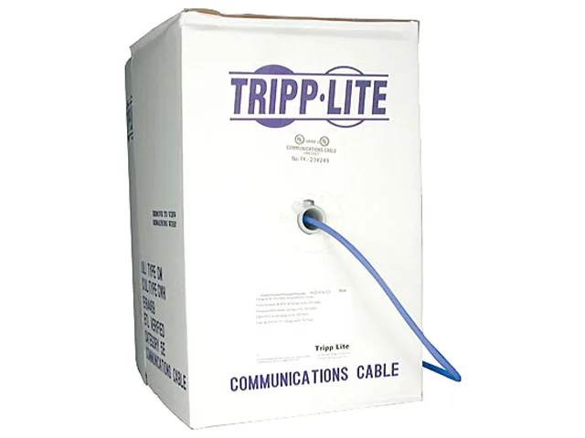 Tripp Lite Tripp Lite N020-01K-BL Cat5e 1000 ft 350 MHz stranded PVC network ethernet cable — product photo