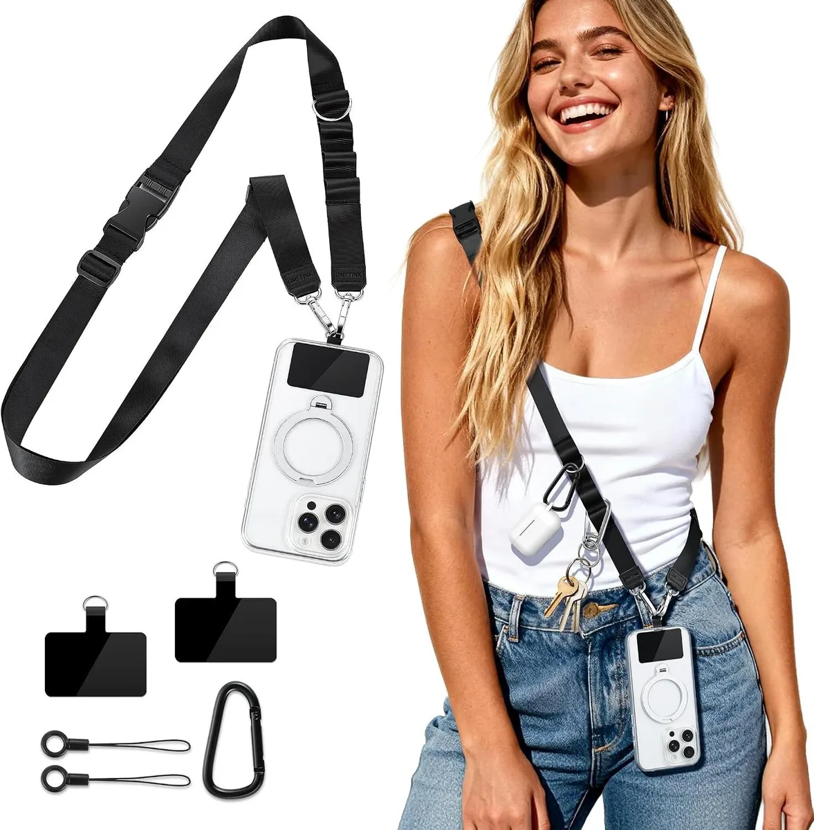 MCHOSE MCHOSE Multifunctional Phone Lanyard Strap 20-30 inches — product photo