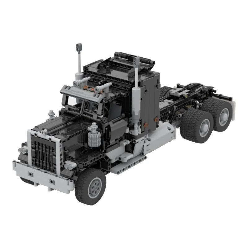 ZITIANYOUBUILD ZITIANYOUBUILD Custom MOC-75363 MOC-72820 RC Semi Truck Hauler 1447 Parts — product photo