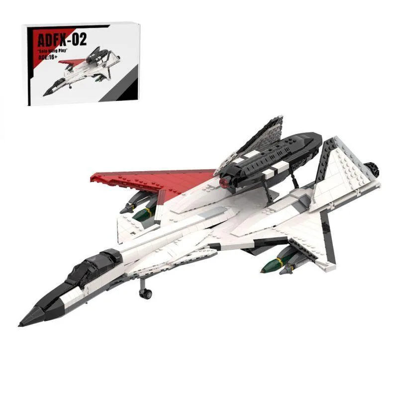 ZITIANYOUBUILD ZITIANYOUBUILD MOC-193136 ADFX-02 Fighter Jet Building Blocks 1423 Parts — product photo