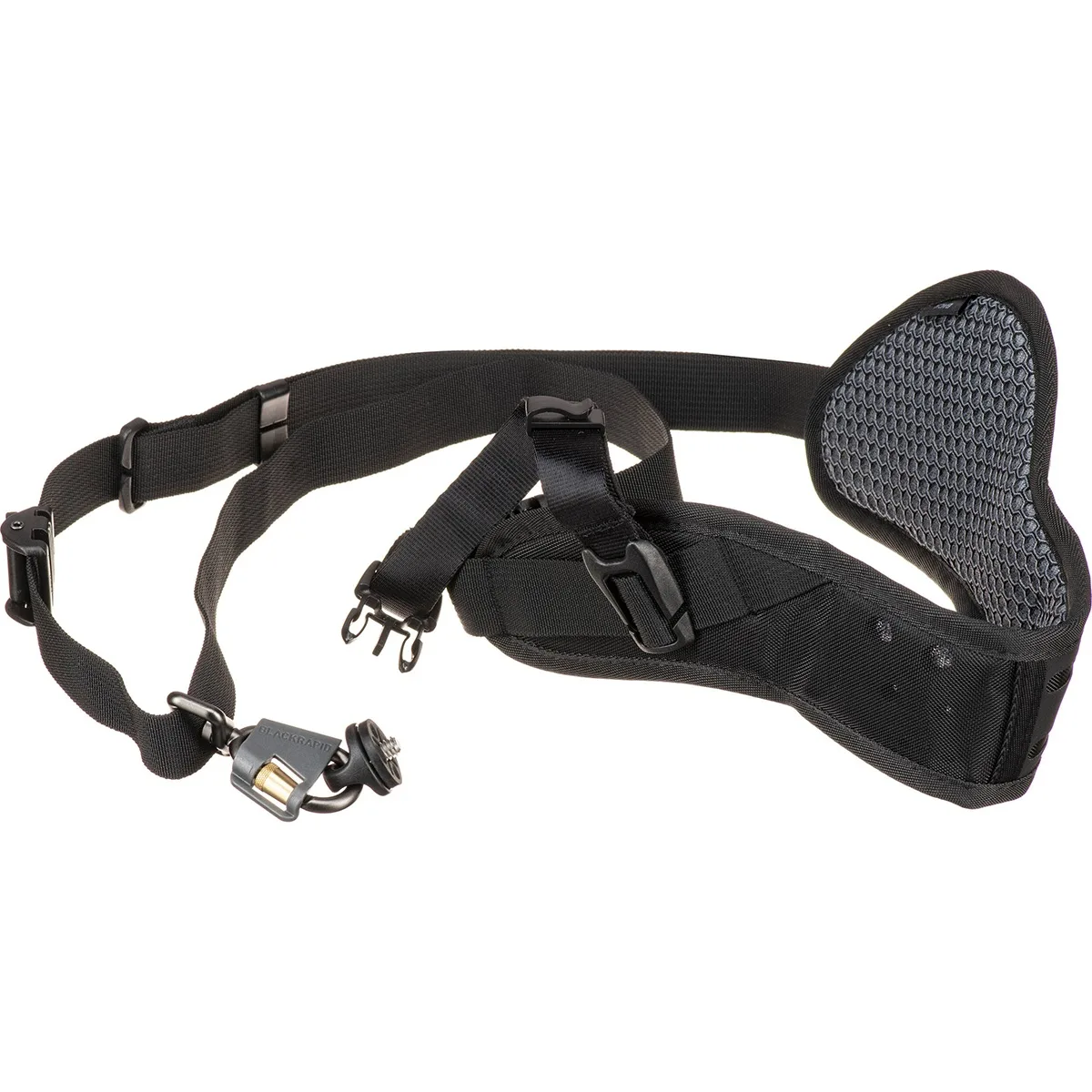 BlackRapid Double Breathe left-side camera harness strap with FR-5 and Lockstar connectors