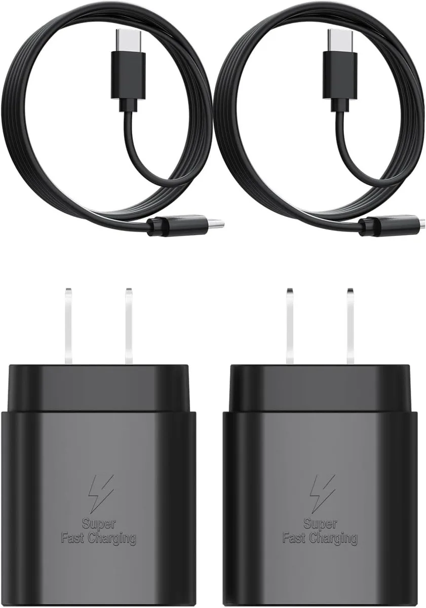 ONITOON ONITOON 25W USB-C Wall Charger 2-Pack with Cables — product photo