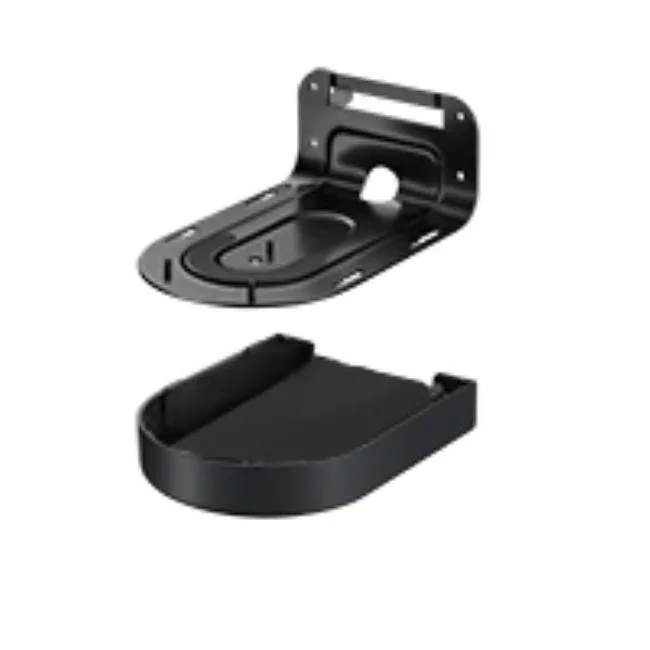 Black Logitech camera mount for video conferencing