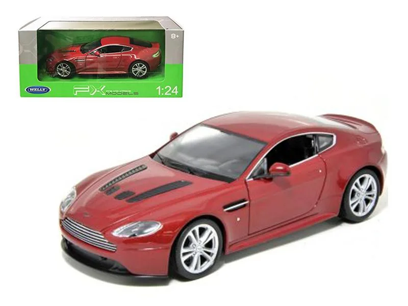 WELLY WELLY 2010 Aston Martin V12 Vantage Red 1/24 vehicle — product photo