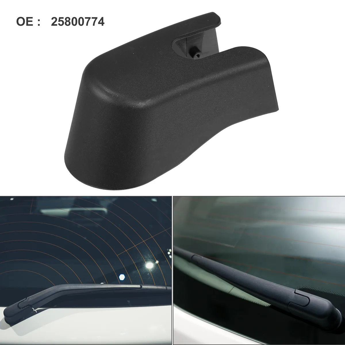 Unique-Bargains Unique-Bargains Rear Wiper Arm Nut Cover Cap for Buick Enclave 2008-2015 Black — product photo