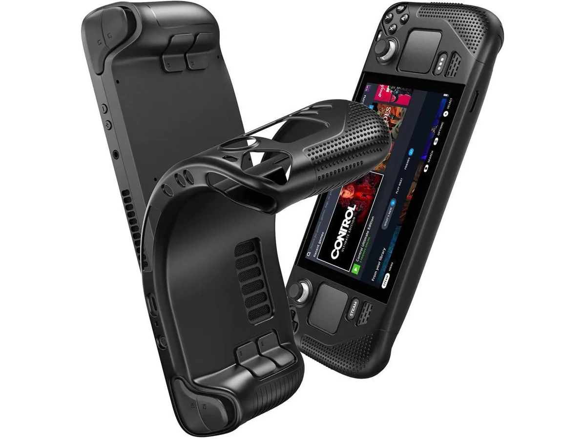 BONAEVER BONAEVER JSAUX Silicone Protective Case for Steam Deck Black — product photo