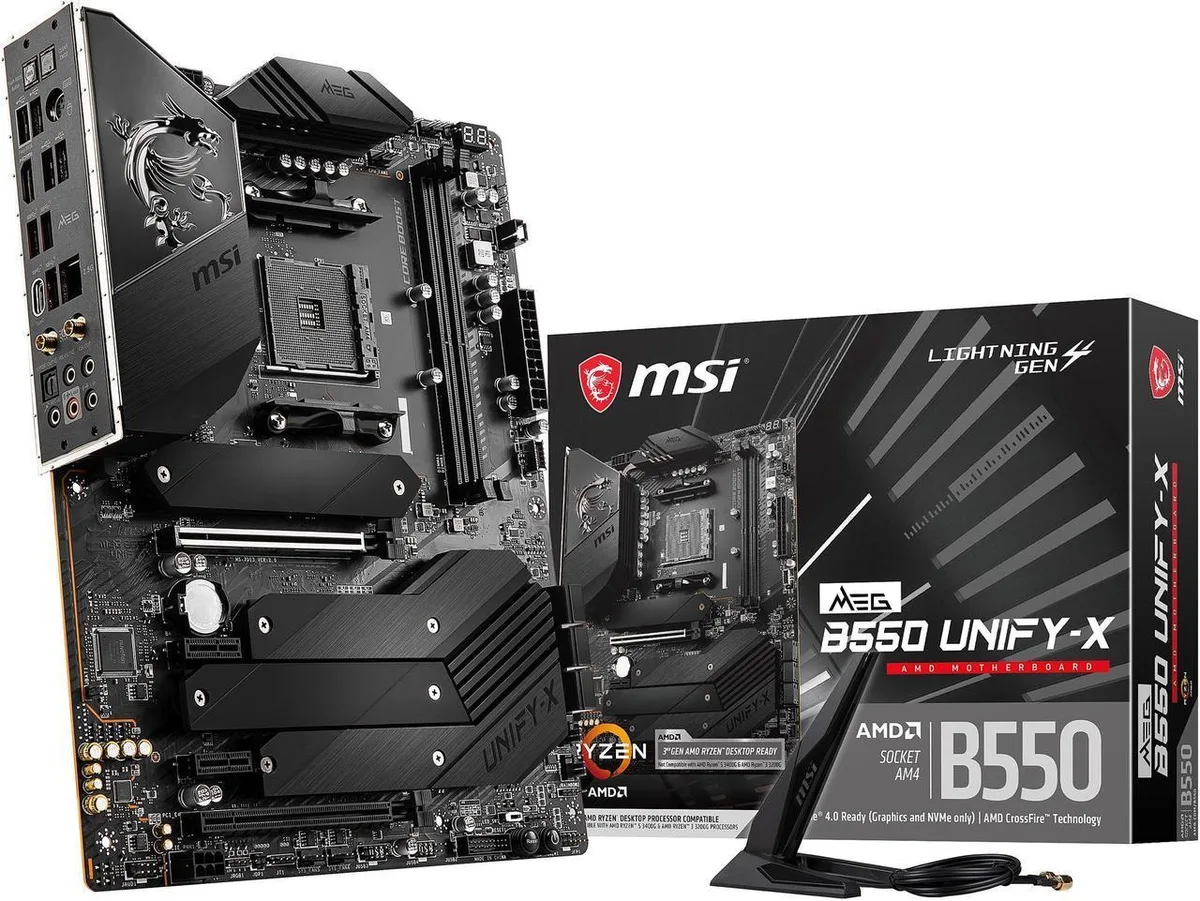 MSI MSI MEG B550 UNIFY-X AMD motherboard — product photo