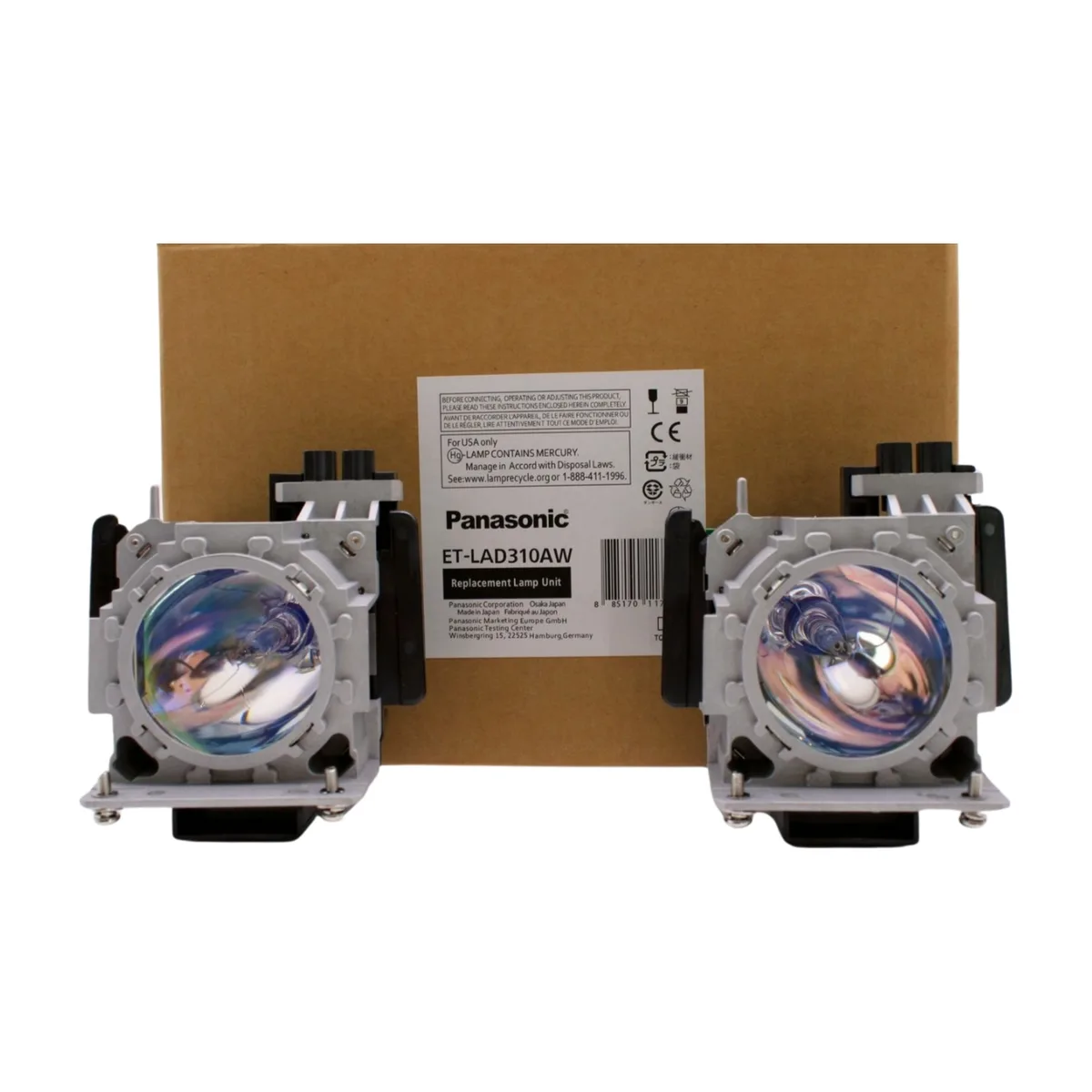 Panasonic Panasonic ET-LAD310W DLP Replacement Lamp TwinPack — product photo
