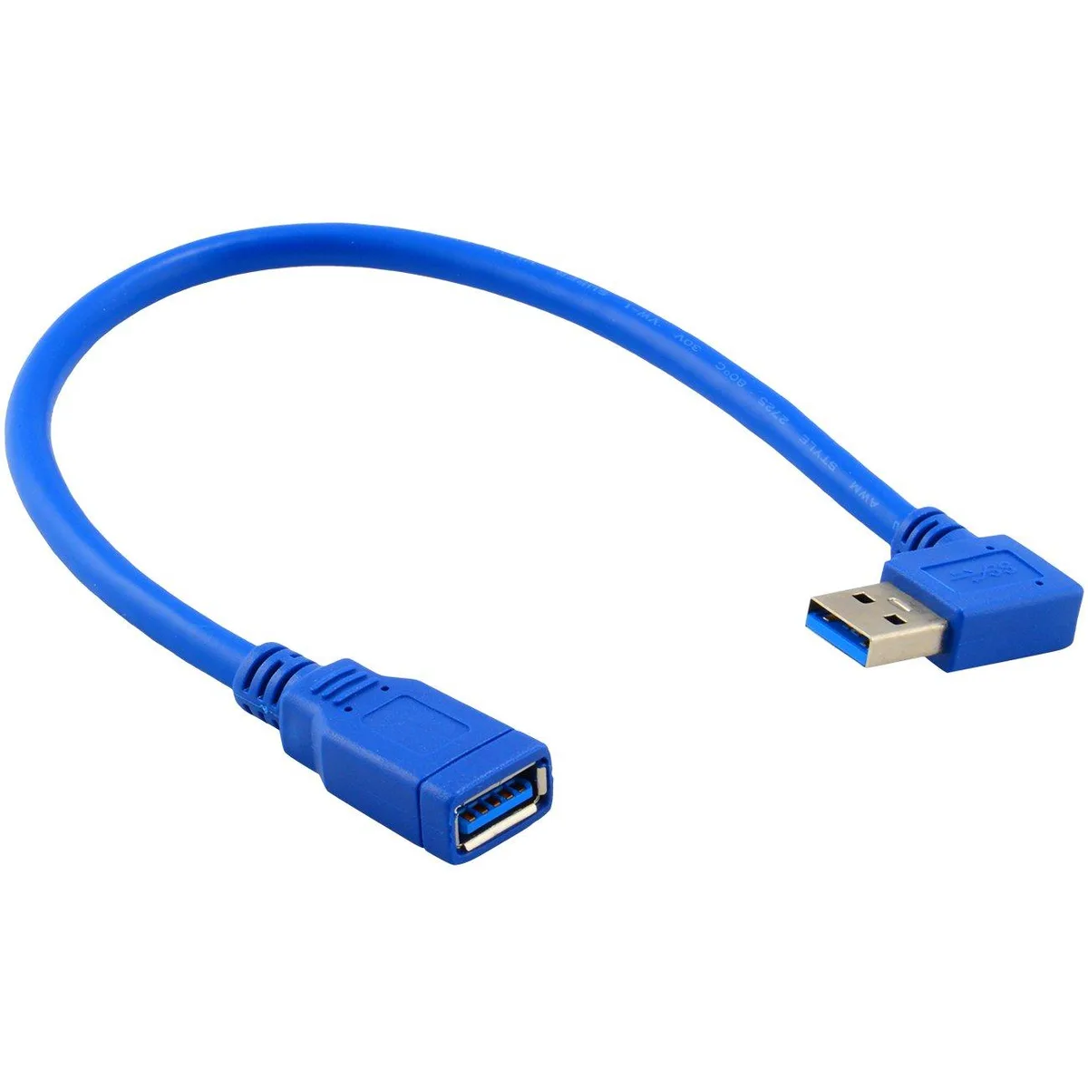 JacobsParts Inc. JacobsParts Inc. USB 3.0 Right Angle Male to Female Extension Cable 1ft — product photo
