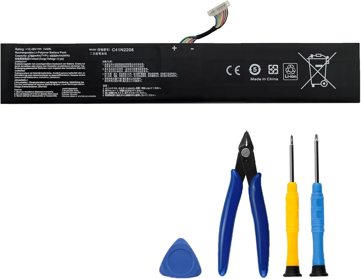 PISKEKAT PISKEKAT C41N2208 15.48V 74Wh laptop battery for Asus RC71L — product photo