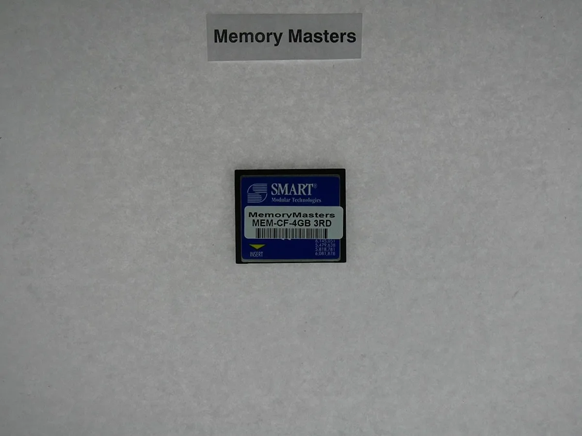 Simmtec, Inc Simmtec, Inc 4GB Compact Flash Memory for Cisco 1900 2900 3900 ISR Series Router — product photo