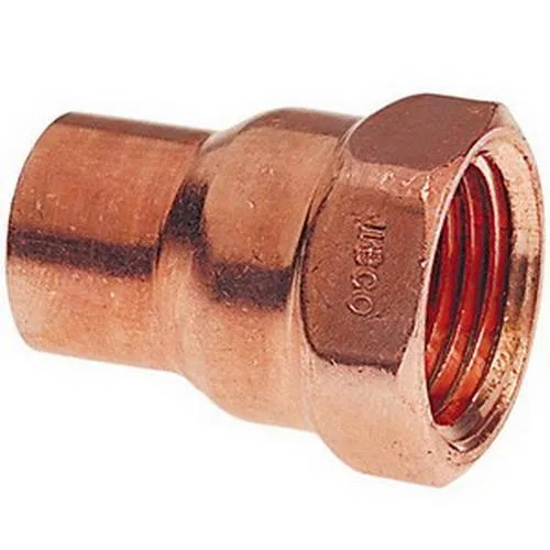 Nibco, Inc. Nibco, Inc. 9025660 603-R 1-1/4" C x 1" FNPT Copper Reducing Adapter — product photo