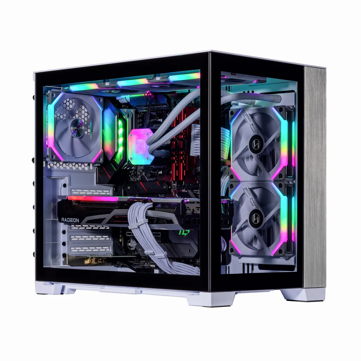 Velztorm Velztorm Mini Lux gaming PC Ryzen 9 5950X Radeon RX 6900 XT 64GB DDR4 2TB NVMe White — product photo