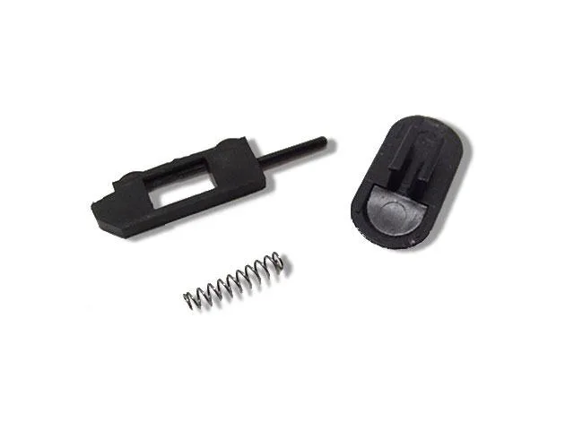 Small grey plastic bay latch for Dell laptop