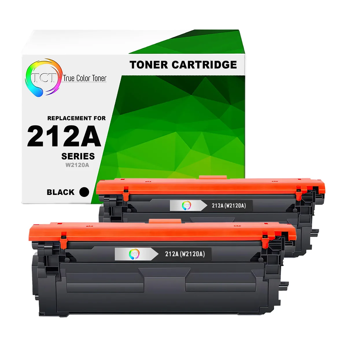 True Color Toner True Color Toner 212A Black Toner Cartridge 2 Pack — product photo
