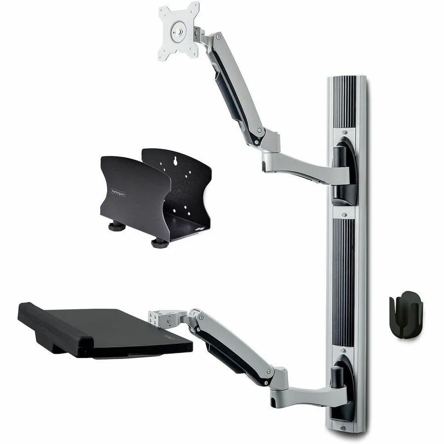 STARTECH STARTECH 2PASTSC-WALL-MOUNT Wall Mount Workstation 32" 22lb — product photo