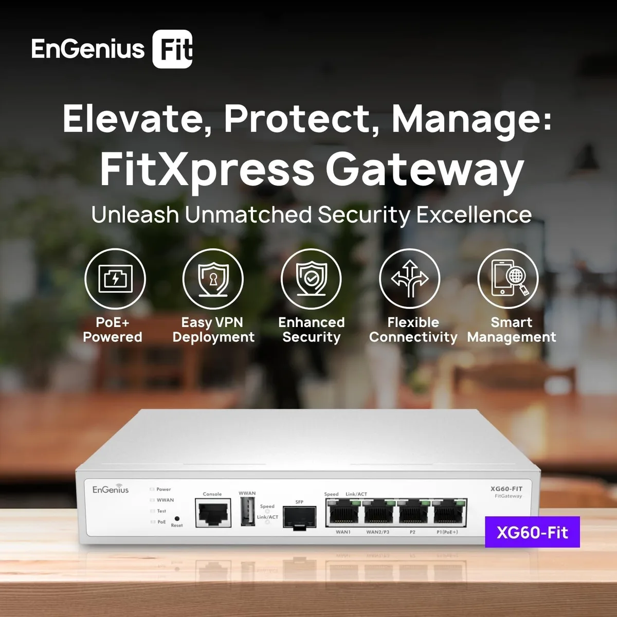 EnGenius Technologies EnGenius FitXpress Gateway XG60-FIT network switch — product photo
