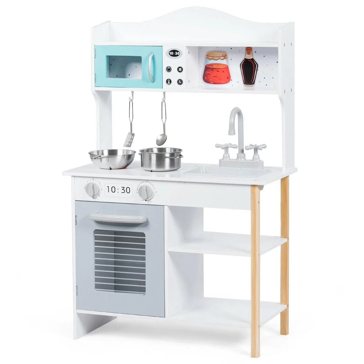 SlickBlue SlickBlue White Kitchen Playset 23.5x12x37 in 18 lbs — product photo