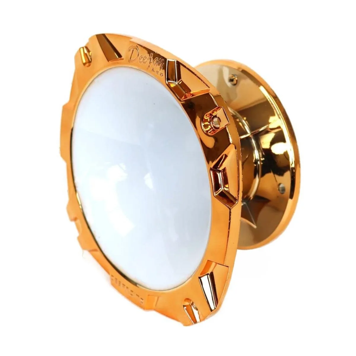 Deejay LED Deejay LED Short 2" Bolt-On Horn White Orange — product photo
