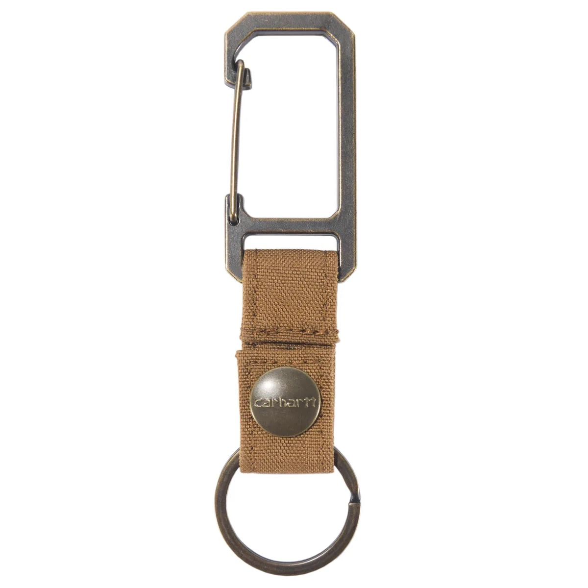 Meterk Hand Rivet Nut Setter Kit Key Control, Metal, Black, 9.25" x .79", 500D Nylon Duck, Carhartt Brown — product photo
