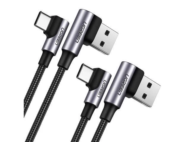 ORVIX ORVIX USB A to USB C Right Angle Cable 2 Pack 18W 480Mbps 6ft — product photo