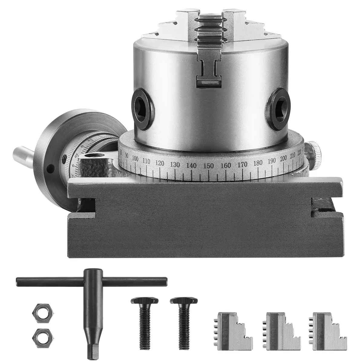 VEVOR VEVOR 4" Rotary Table HV-4-KP 80 mm Chuck 1:36 — product photo