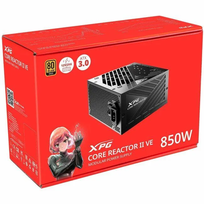 ADATA ADATA XPG CORE REACTOR II VE 850W power supply — product photo