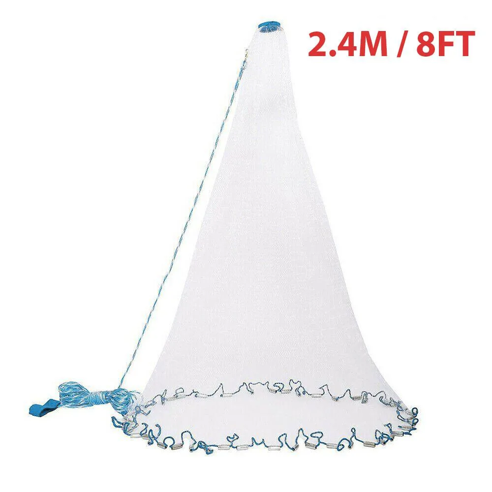 The Perfect Part The Perfect Part Cast Net 2.4M 8FT 2-Pack White Blue — product photo
