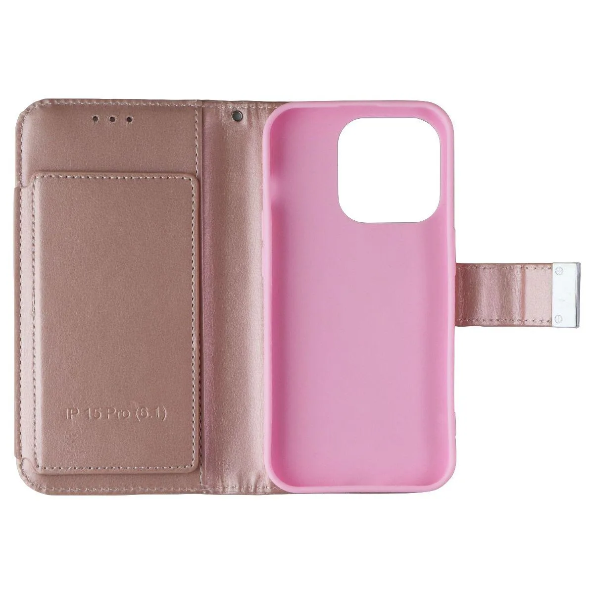 Mybat MyBat Pro MyJacket Xtra Wallet Case iPhone 15 Pro Rose Gold — product photo