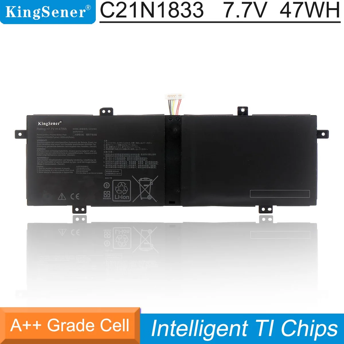 KingSener KingSener C21N1833 47WH 7.7V laptop battery — product photo