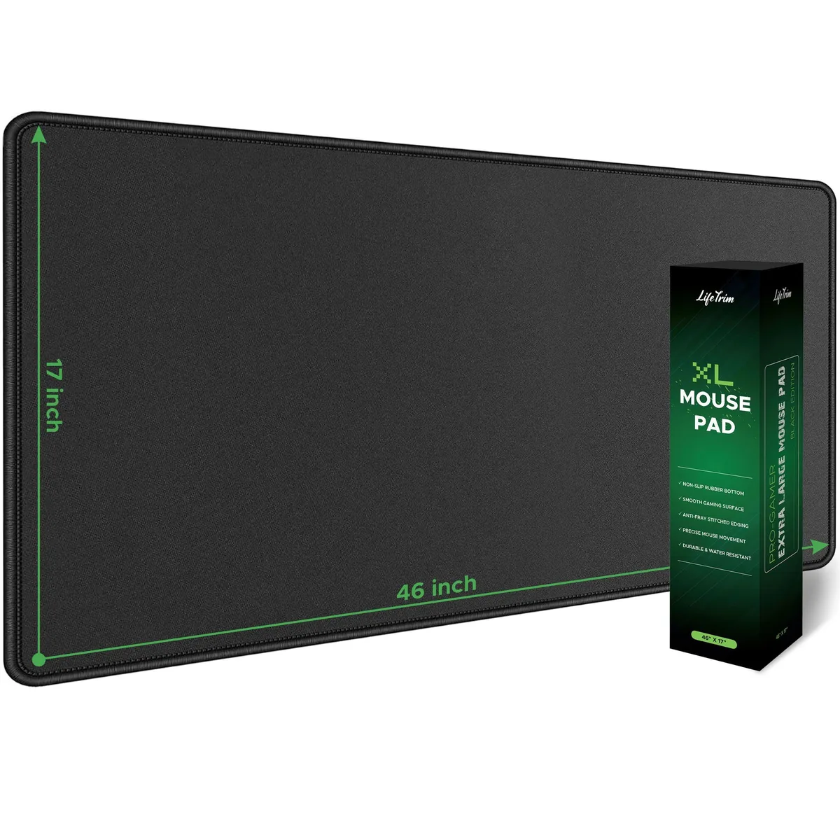  Keychron Mouse Pad 46 x 17 x .2 inches Black 5mm — product photo