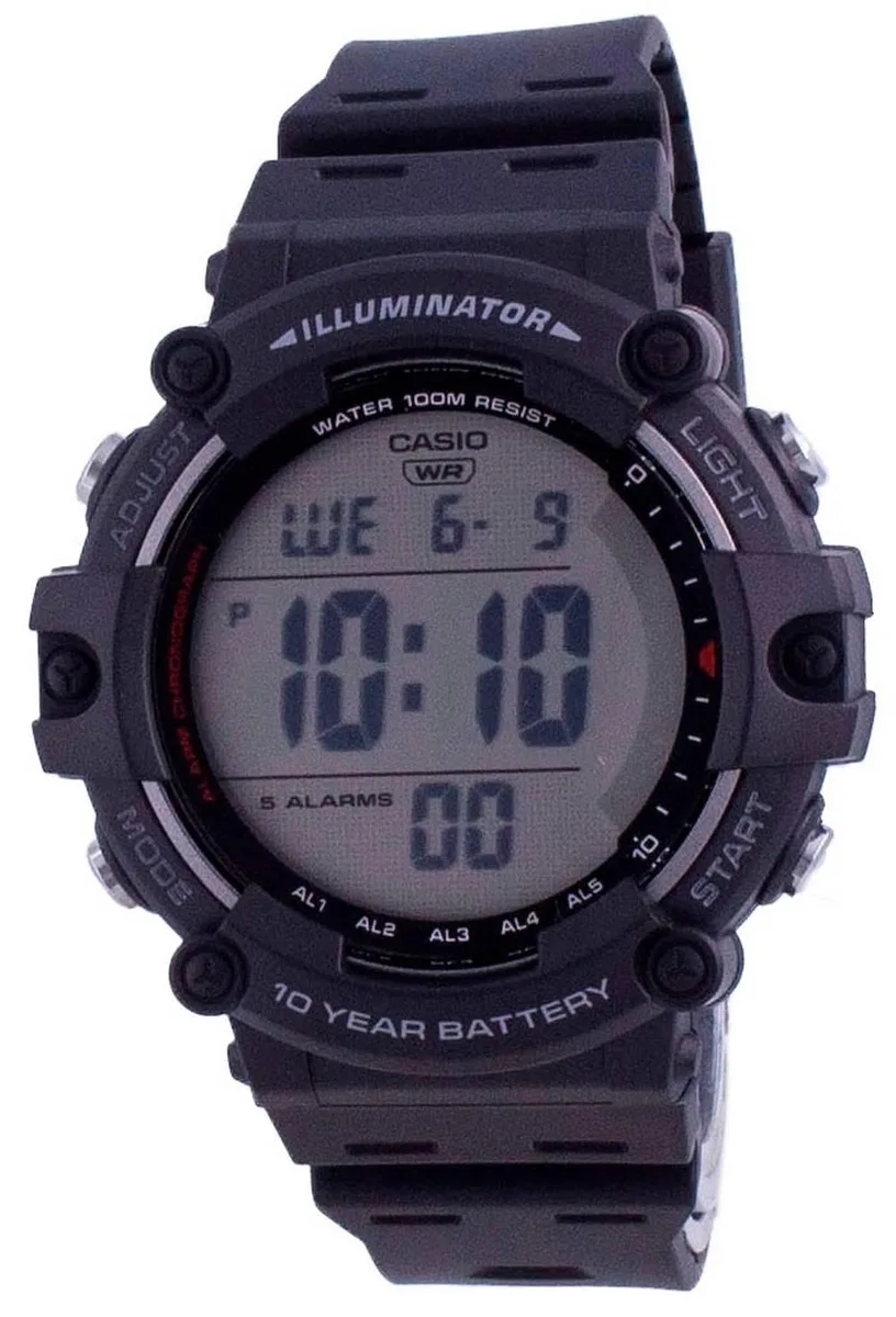 CASIO CASIO AE-1500WH-1A 100m digital watch 54.00mm case — product photo
