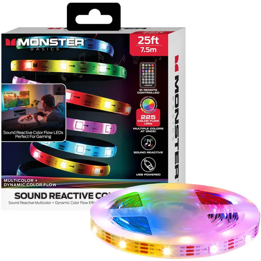 Monster Monster MLS71025ICM 25 Ft RGB-IC LED Strip 225 LEDs — product photo