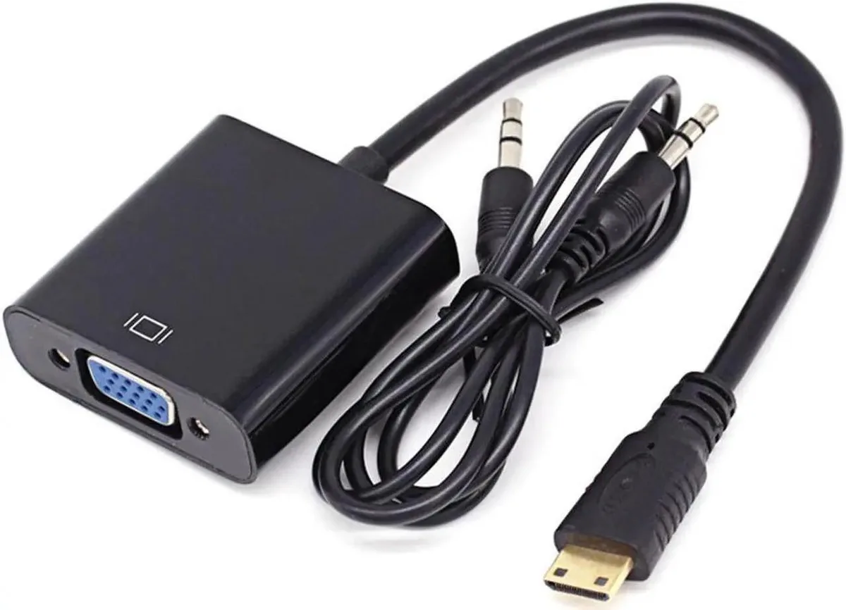 Vszerda Vszerda Active Mini HDMI to VGA Adapter with 3.5mm Audio Cable — product photo