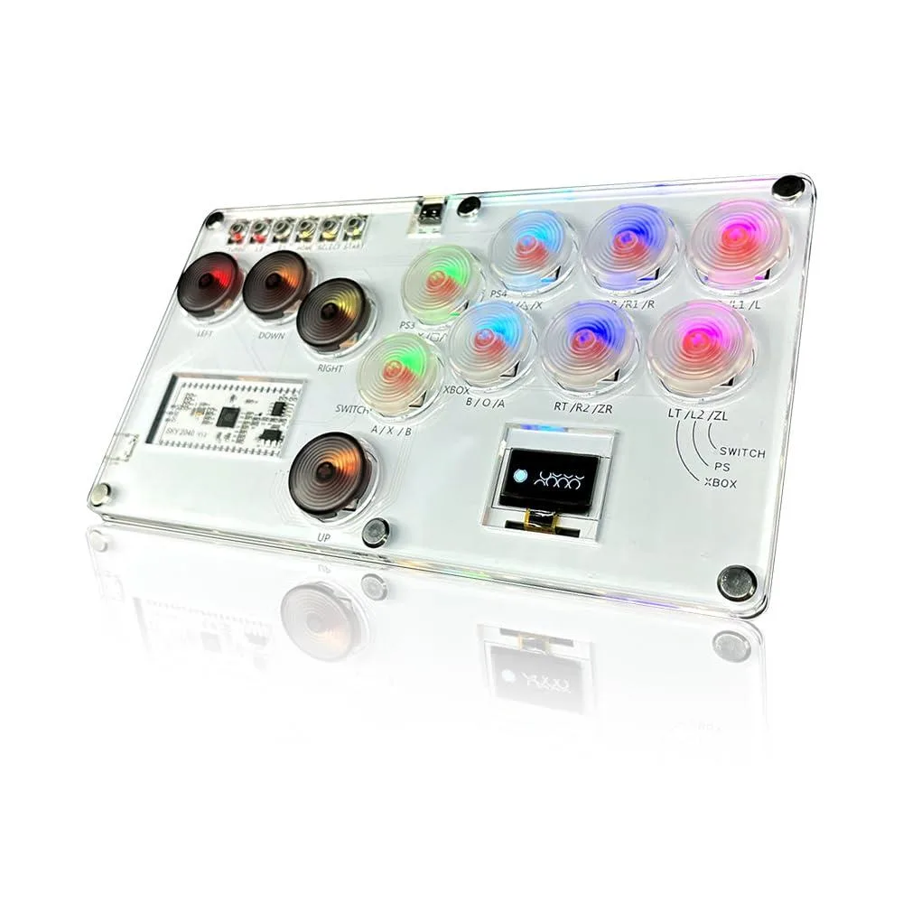 BFKK BFKK SKY2040 Leverless Arcade Stick Hitbox Controller Gaming Keyboard .5ms 12 Buttons — product photo