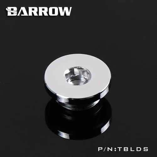 Barrow Mods Barrow Mods G1/4" Ultra Low Profile Hex Stop Plug Silver — product photo