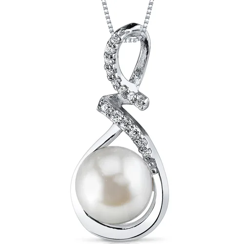 Oravo Oravo SP10900 9.0mm Freshwater White Pearl Pendant — product photo