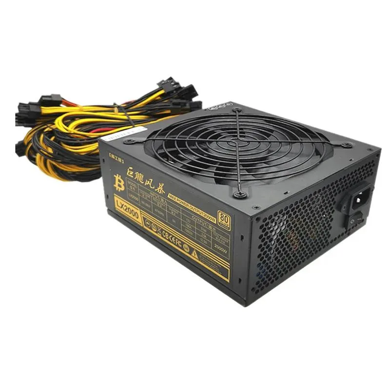 YINGHUA YINGHUA 2000W Server Power Supply 16*(6+2Pin) Bitmain Dragon Storm LX2000W — product photo