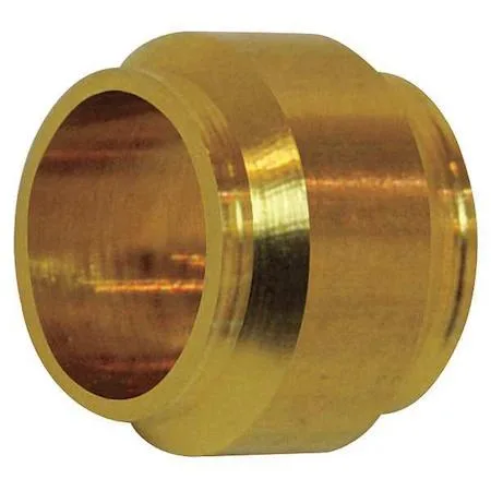Fifty brass compression sleeves, 4 mm, metric thread