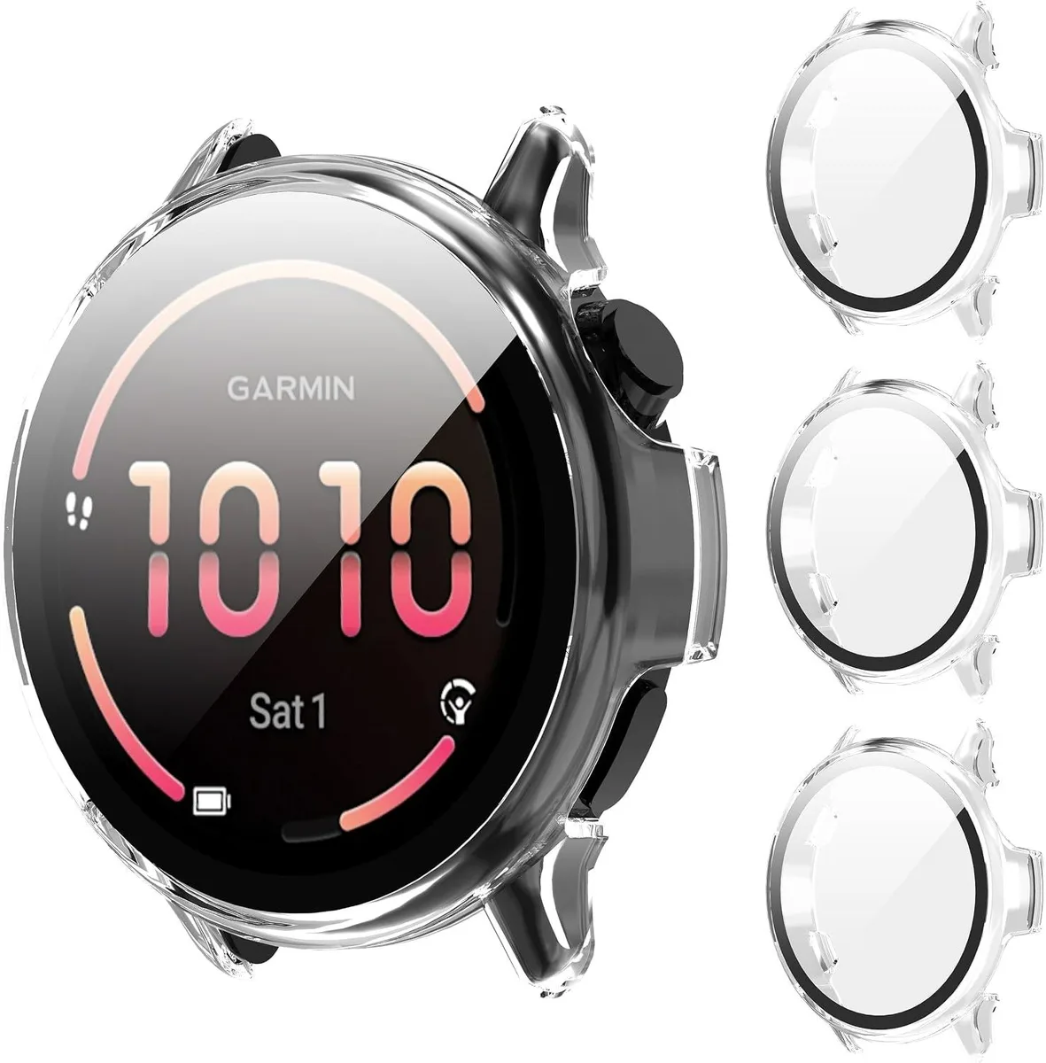 ETEIZU ETEIZU 3 Pack Vivoactive 6 Screen Protector &amp; Case Clear — product photo
