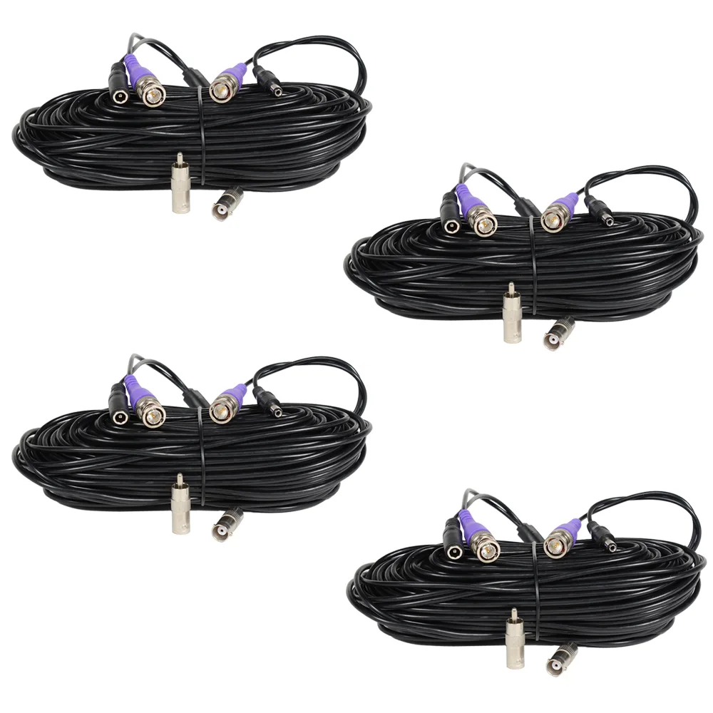VideoSecu VideoSecu CBHD1004-A1 4-pack 100ft BNC video power cable — product photo