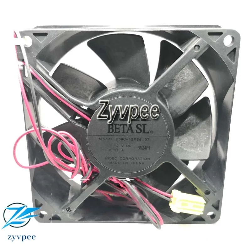 Zyvpee Zyvpee D09C-12PS6 07 92×32 mm 12V 0.12A 2-wire server case fan — product photo