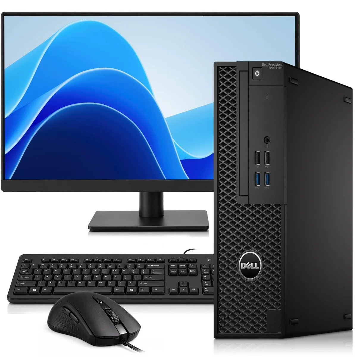 DELL DELL Precision 3420 SFF i7-6700 8GB 256GB+500GB 24" Win11 Pro — product photo