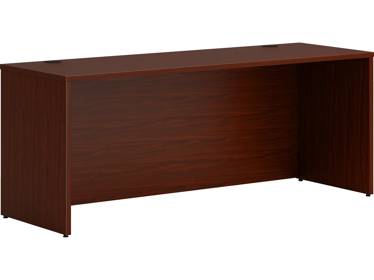 HON HON HONLCS7224LT1 72" Table Desk Mahogany 29"H 24"D office furniture — product photo