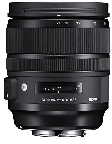 SIGMA SIGMA 576955 24-70mm f/2.8 DG OS HSM Art Nikon F camera lens — product photo