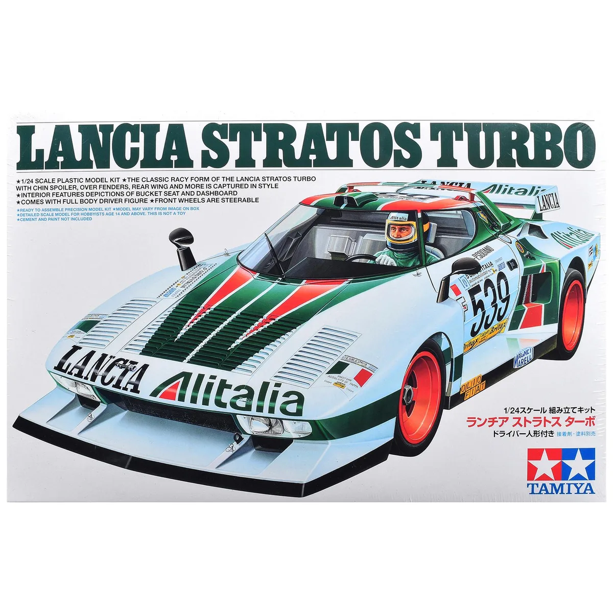 Tamiya Tamiya Lancia Stratos Turbo 1/24 Scale Model Kit — product photo