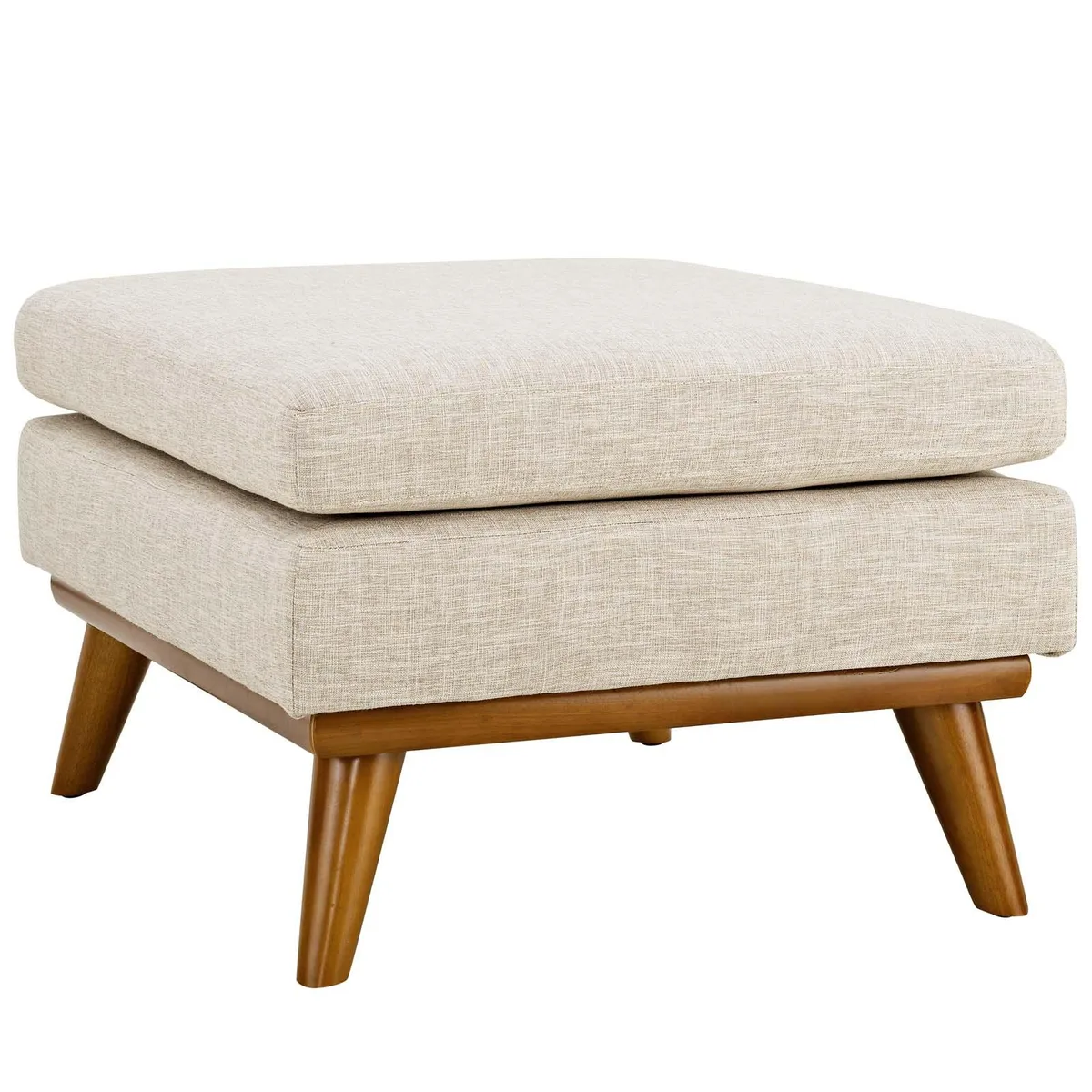 Modway Furniture Modway Furniture Engage Upholstered Fabric Ottoman Beige 32"W 26.5"L 18.5"H — product photo