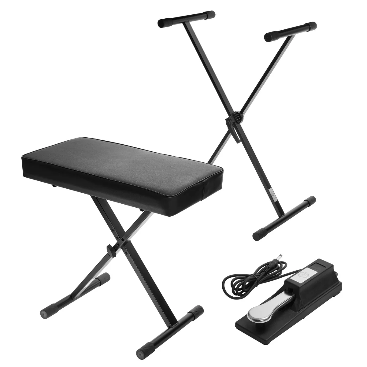 Hammer Anvil Hammer Anvil Keyboard Stand Bench Pack with Sustain Pedal — product photo