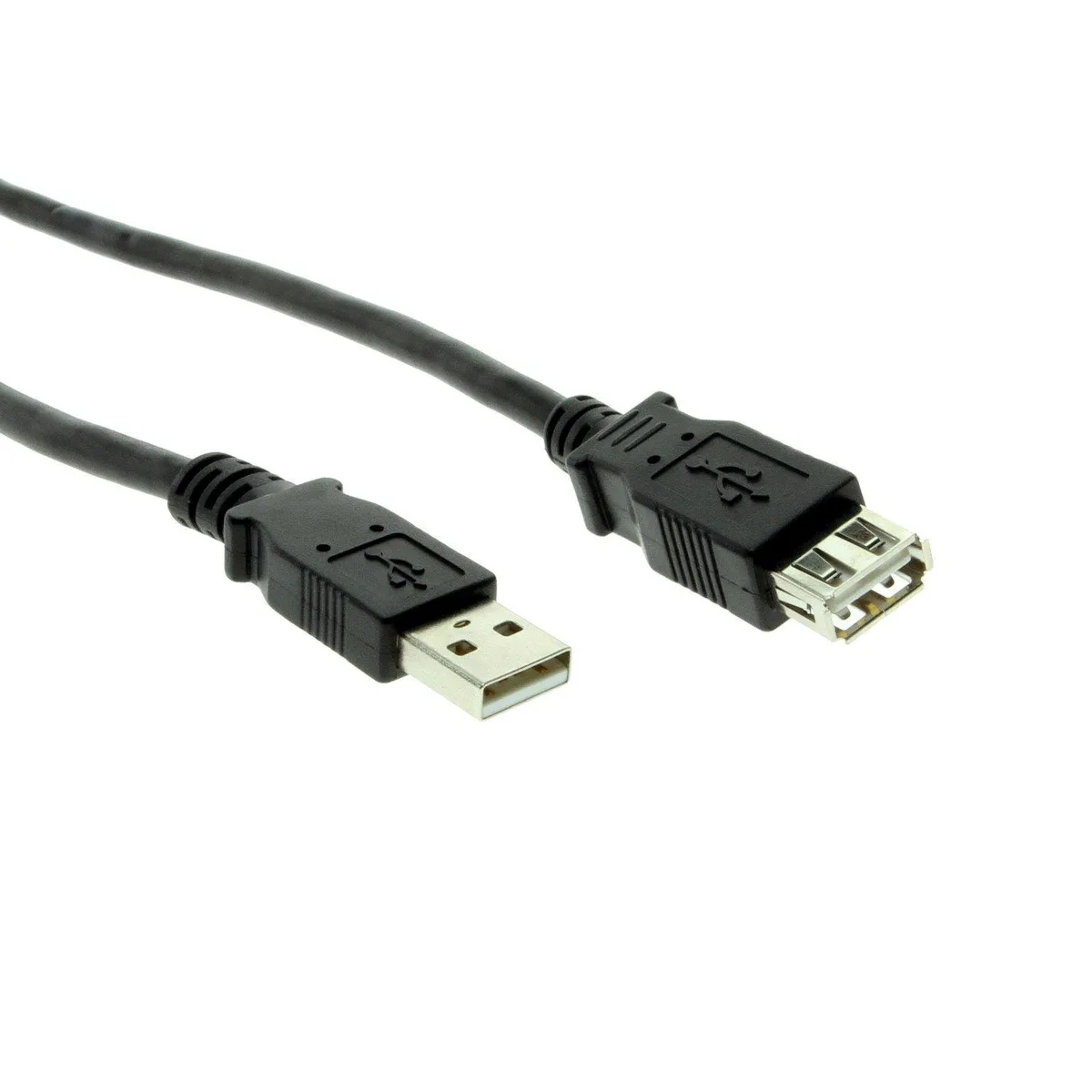 USBGear USBGear UBAMAFB-2M USB 2.0 A to A Extension Cable 7ft Black — product photo